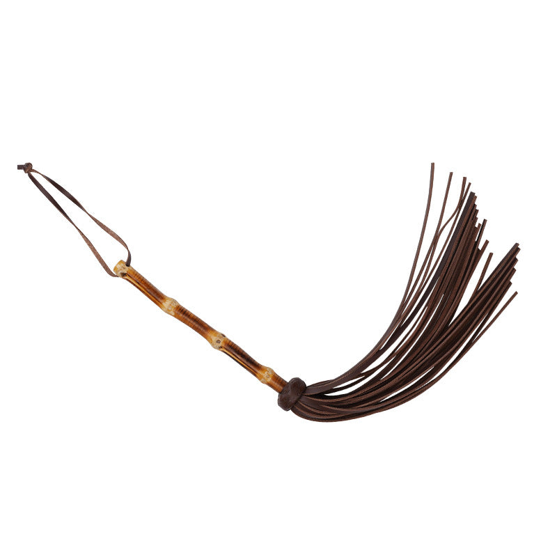 Bamboo & Leather Flogger - Camel - image 3
