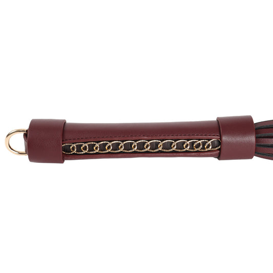 Chain Tassel Leather Whip - image 1