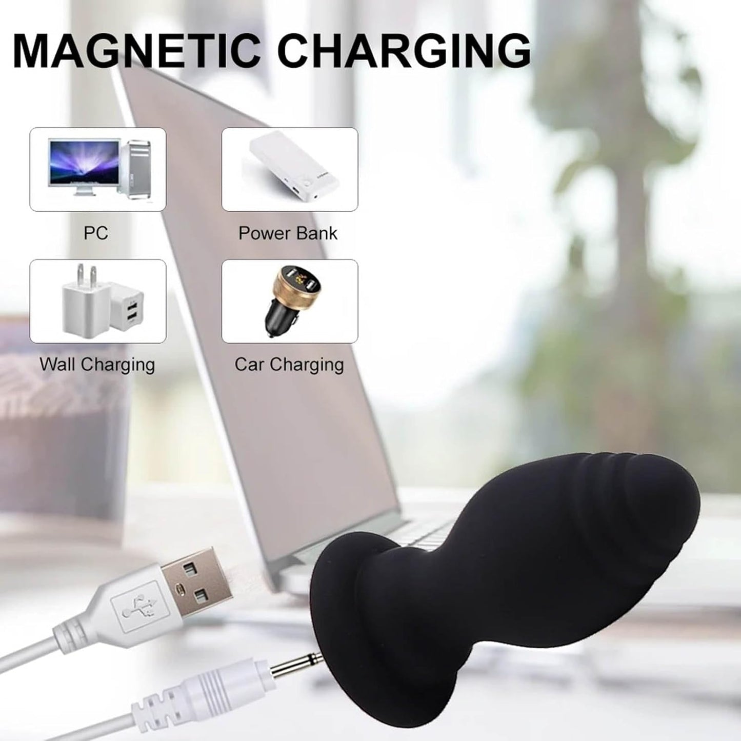 Rabbit Tail Butt Plug Remote Control  - image 3