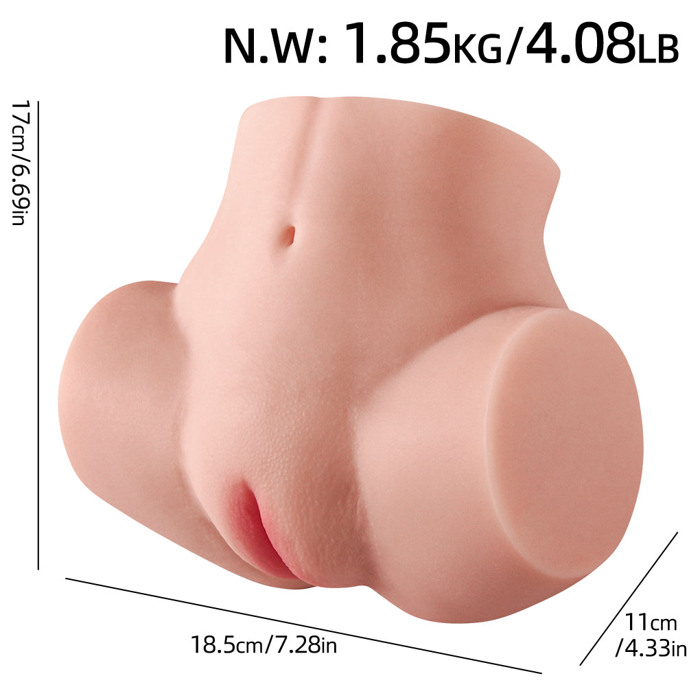 Doublepass Silicone Stroker - Flesh tone - image 16