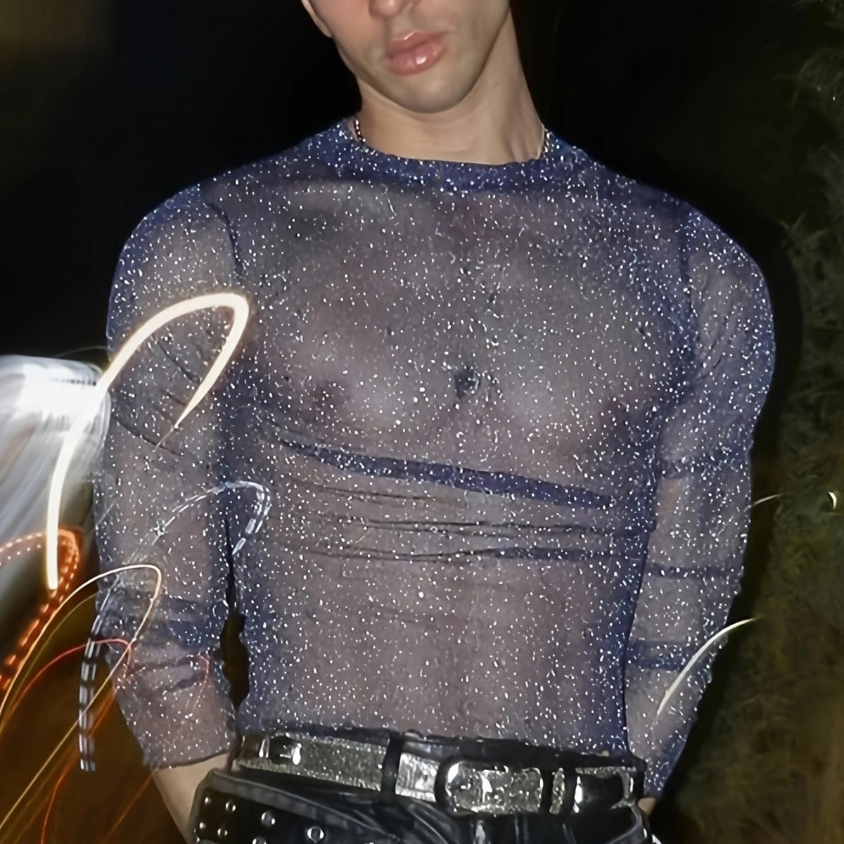 Sexy Slim Stretch Mesh Crop T Shirts - image 4