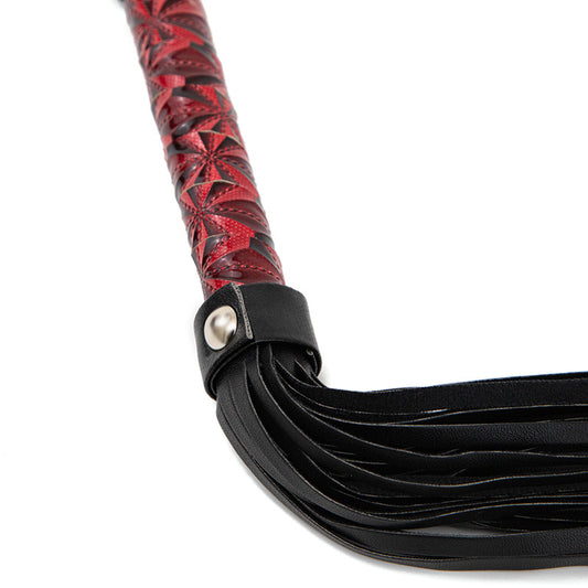 High-quality Leather Whip With Braided Handle - image 1