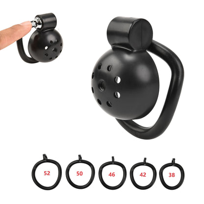 Male Small Bird Chastity Cage With 5 Size Padlock - image 0