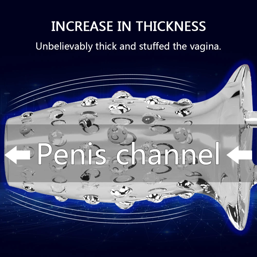 Reusable Penis Cock Sleeve Silicone Enlargement Sex Toys - image 5