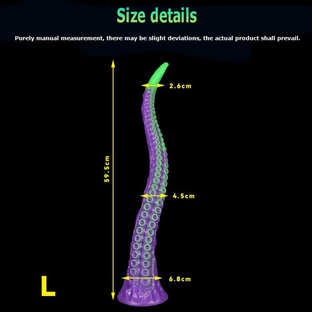 Tentacle Anal Plug - Octopus Suction Cup Prostate Massager - L - image 0