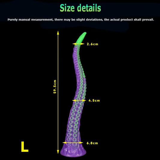 Tentacle Anal Plug - Octopus Suction Cup Prostate Massager - L - image 0