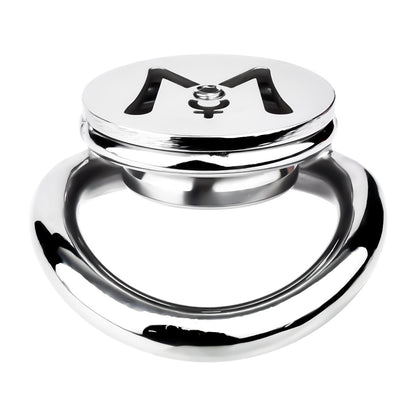 M-shaped Flat Stainless Steel Negative Inverted Chastity Penis Lock Cage - image 13
