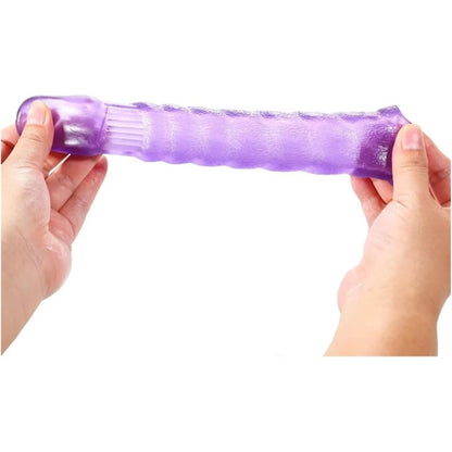 Reusable Silicon Condom Dotted Penis Sleeve For Men - image 5