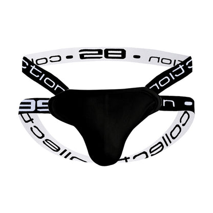Men's U Pouch Brief Sexy Side  G-string Thong  - Black - XXL - image 0