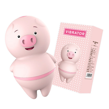 Piggy Women Licking Vibrator - Button batteries - image 0