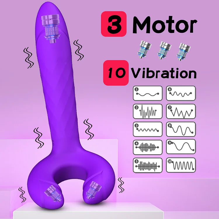 G-spot Rabbit Dildo Hammer Vibrator - image 1
