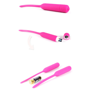 10-Speed Modes Quiver Vibrating Penis Plug - image 1