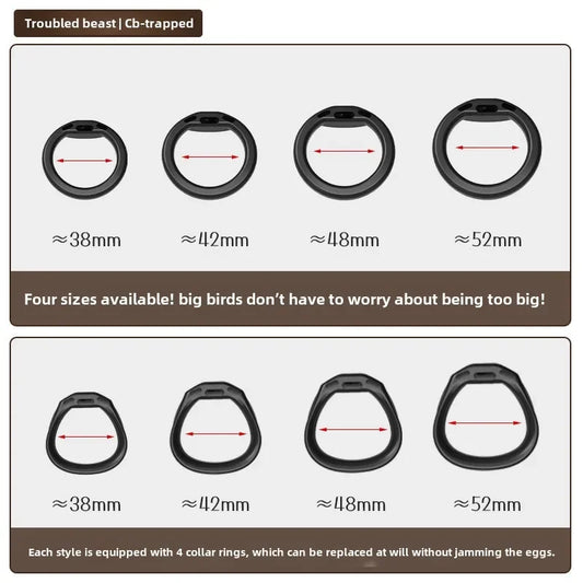 Adjustable ABS Chastity Cage – Lightweight & Discreet Lock for Long-Term Wear - image 0