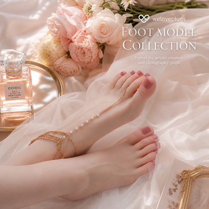Lifelike Platinum Silicone Foot Model | Blush Pink - image 7