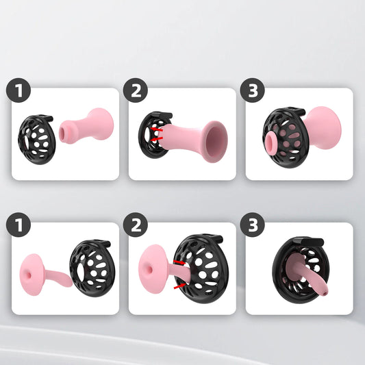 Securefit Resin Chastity Cage Set - image 1