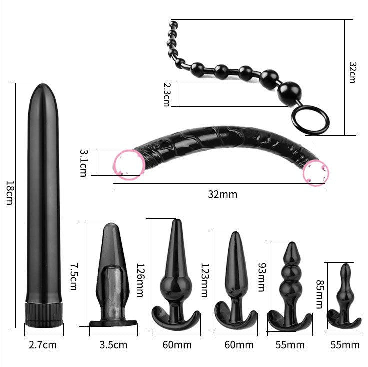 8 PCS Anal Plug Set Silicone Butt Plug - image 3