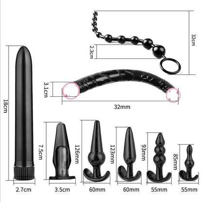 8 PCS Anal Plug Set Silicone Butt Plug - image 3