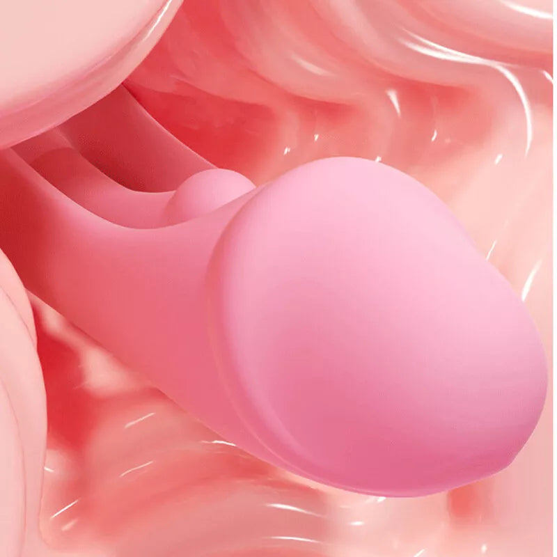 12 Vibration Mods Beating Licking Massager Wand with Leg Strap - image 3