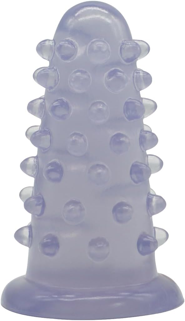 Spiky Sensation Anal Plug - Translucent Blue - image 7