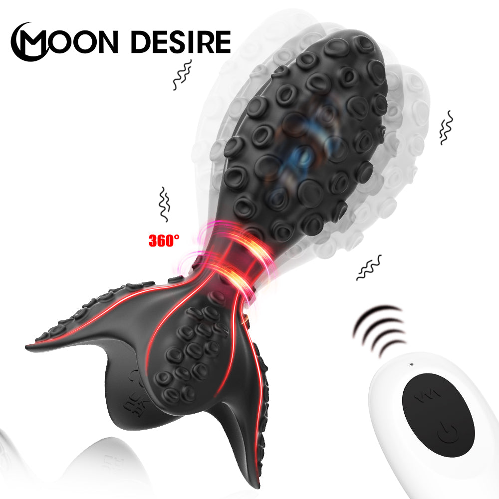TwirlPulse DuoWave Butt Plug - Black - image 8