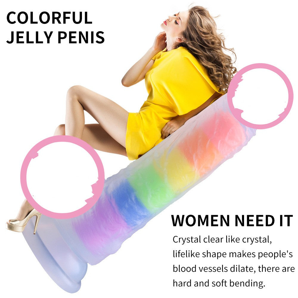 Rainnow Gel Dildo - image 7
