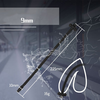 Silicone Hollow Urethral Sound - 9mm - image 5
