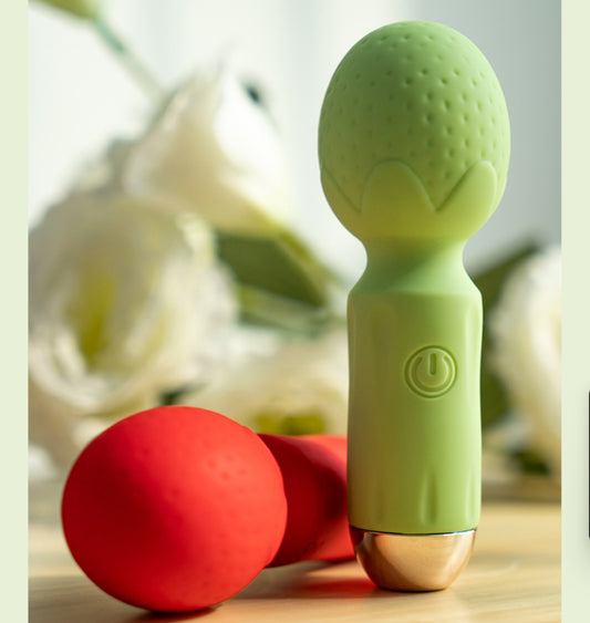 Strawberry Women Vibrator Toy - 10 Vibration Mode - USB Rechargeable - image 0