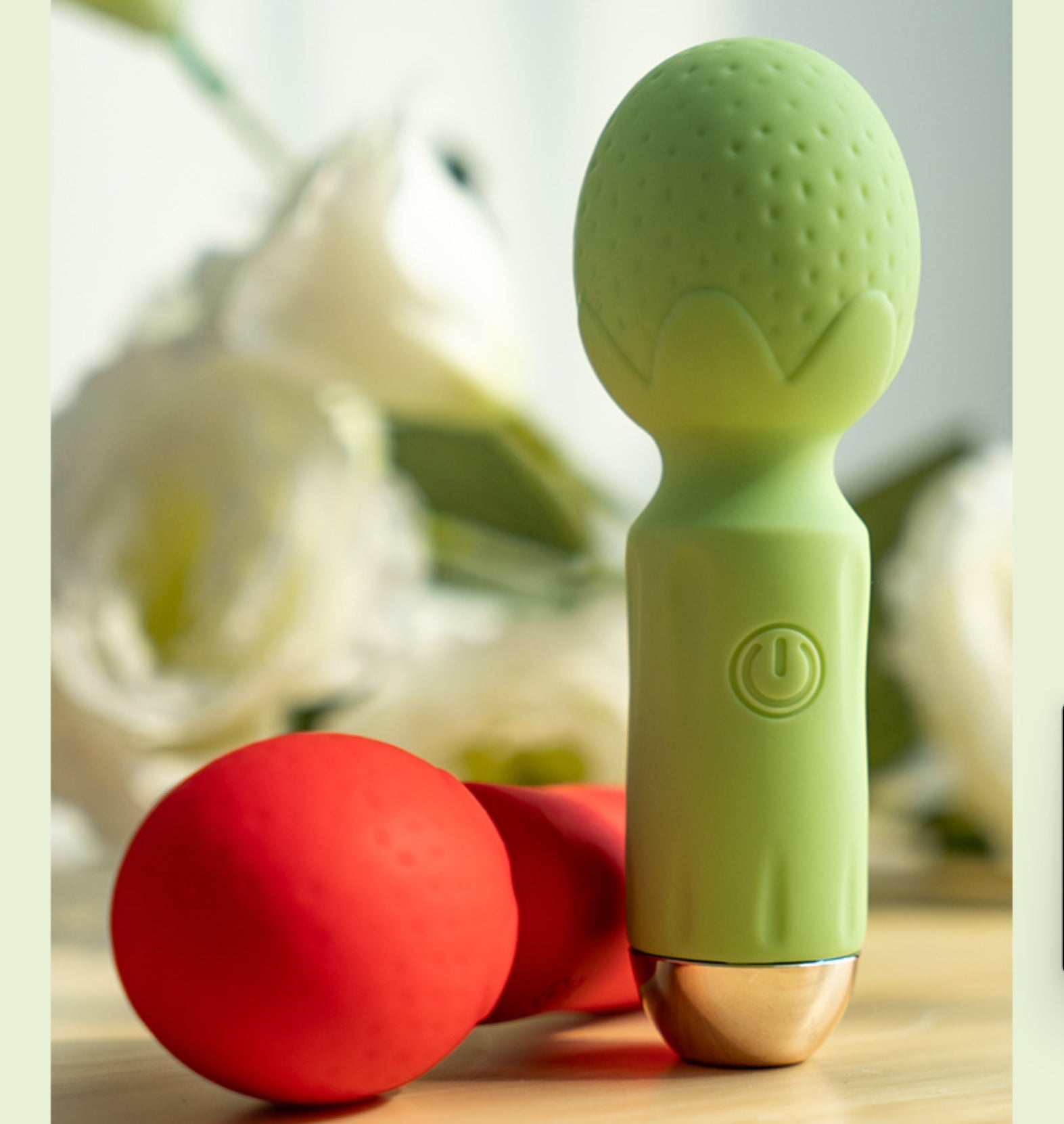 Strawberry Women Vibrator Toy - 10 Vibration Mode - USB Rechargeable - image 0