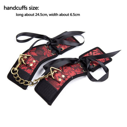 Restriants Women Hand Ankle Hook&loop Cuffs - handcuffs - image 4