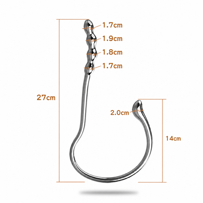 SM Stainless Steel Anal Hook - S - image 0