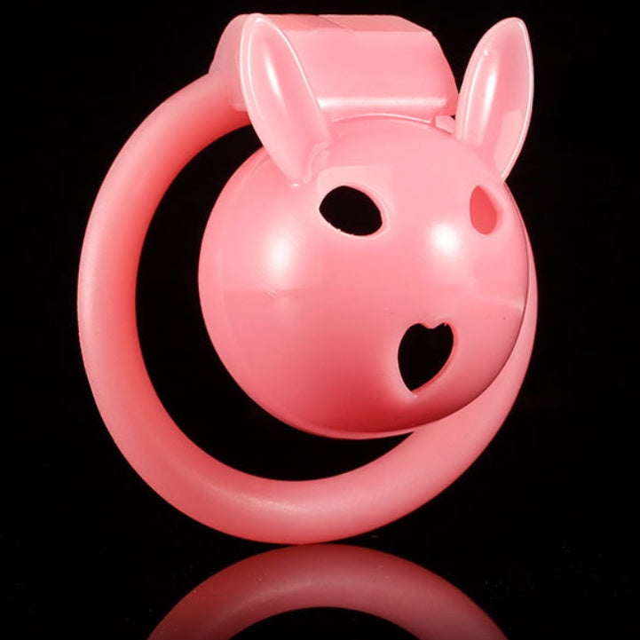 Bunny Chastity Cage - Pink - image 4