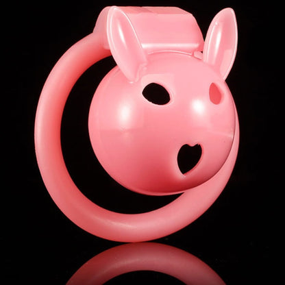 Bunny Chastity Cage - Pink - image 4