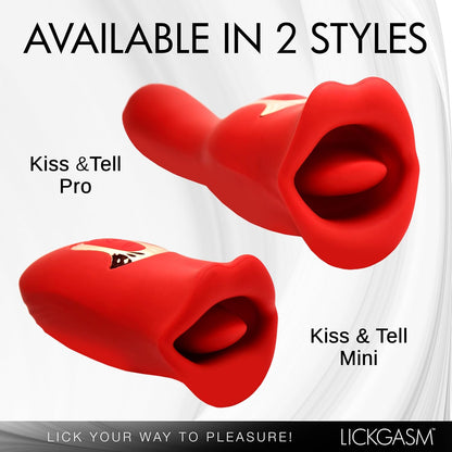 Lickgasm Kiss and Tongue Vibrating Massager - image 2