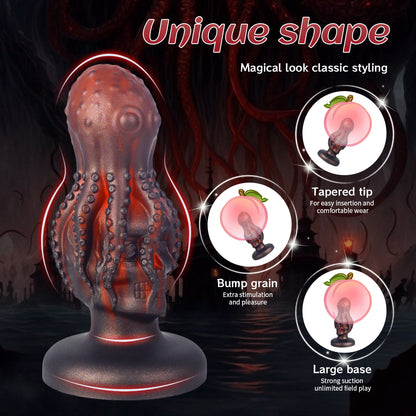 Monster Fantasy Octopus Skull Dildo - image 5