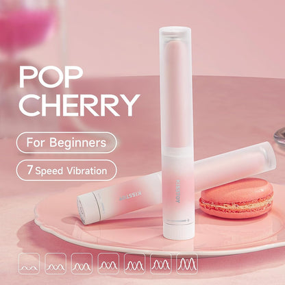 Pop Cherry Mini Lipstick Vibrator - image 1