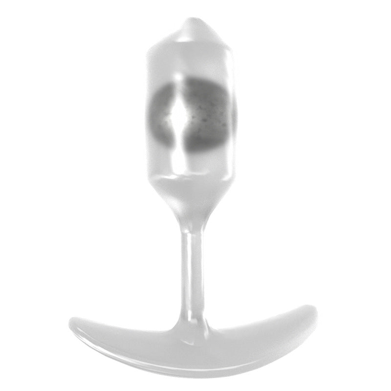 Vibrating Butt Plug Anal Training - Clear - L - image 0