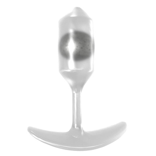 Vibrating Butt Plug Anal Training - Clear - L - image 0