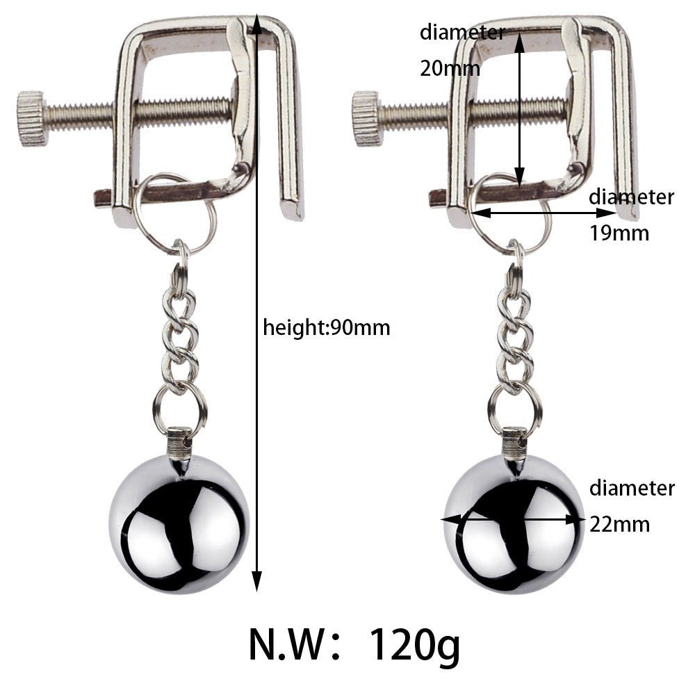 BDSM N Shape Nipple Clamps Nipple Clips - image 1