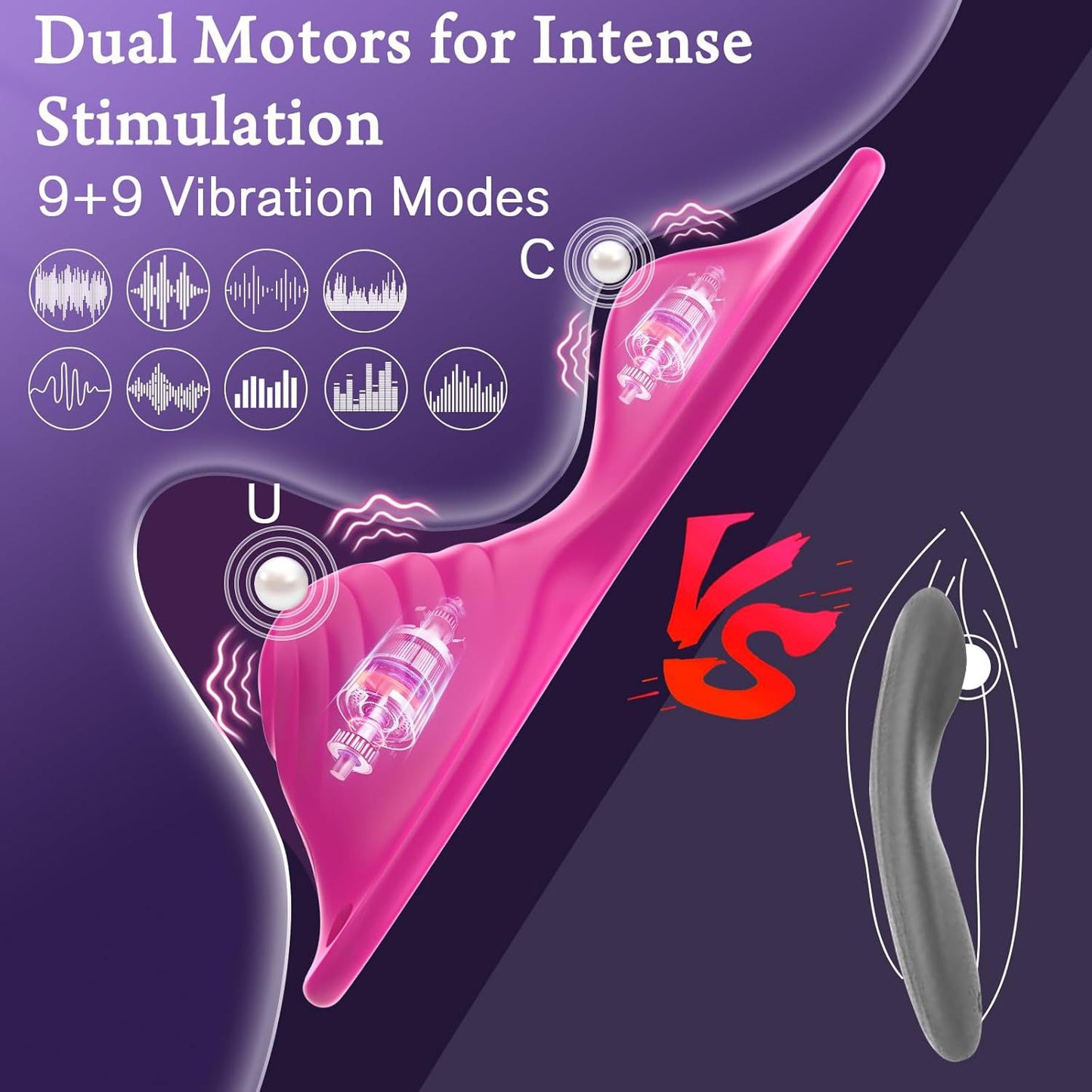 APP Remote Control Butterfly Wearable Vibrator 9+9 Vibration Modes - image 6
