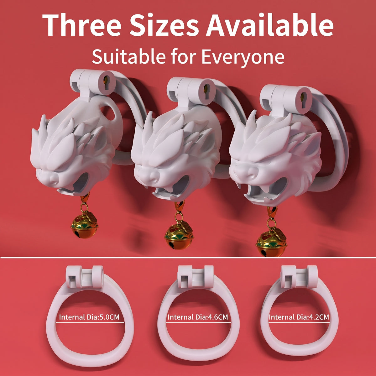 Lucky Lion Head Chastity Cage - image 6