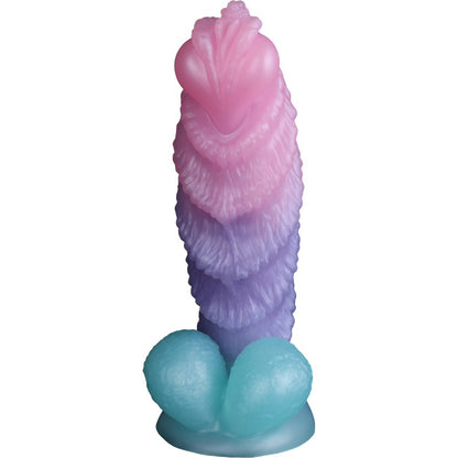 Celestial Beast Anal Plug - Pink & Blue - M - image 0