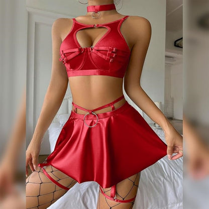 Seductive O-Ring Lingerie Set - image 7