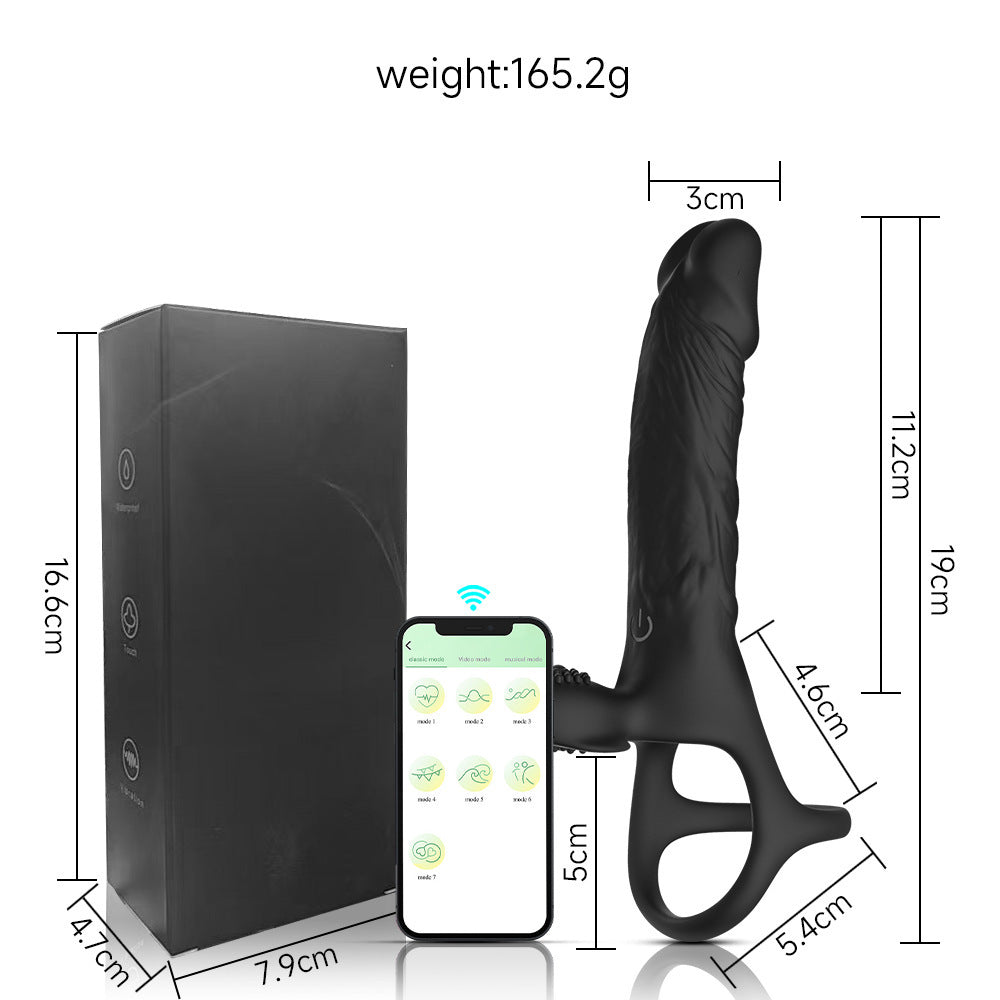 7-Mode Dual Vibe Cock Ring – Double Penetration & Testicle Stimulation - image 2