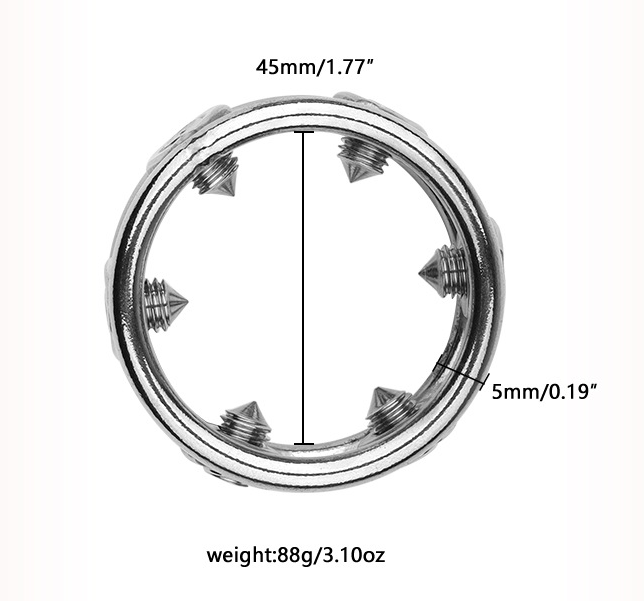 CBT Spiked Glans Ring Cock Ring - image 1