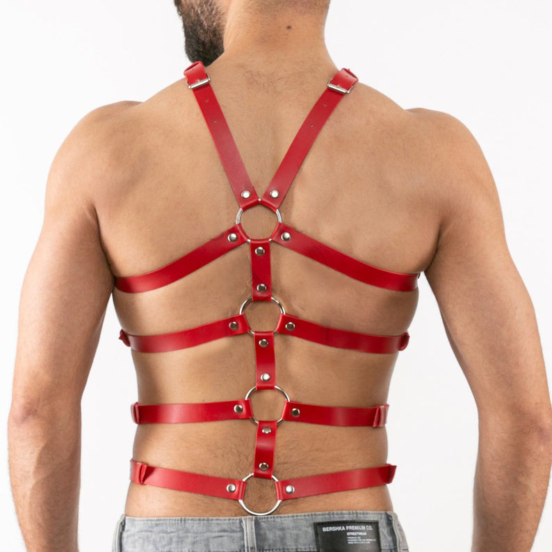Men's Arm and Shoulder Leather SM Bondage Binding Strap - image 4