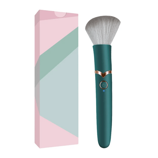 Makeup Brush Vibrator USB Rechargeable - Green - image 0