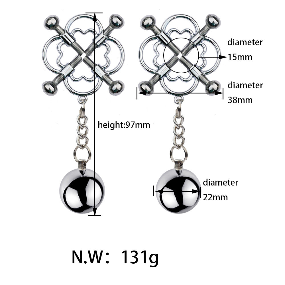 BDSM Clover Nipple Clamps Nipple Clips - image 1