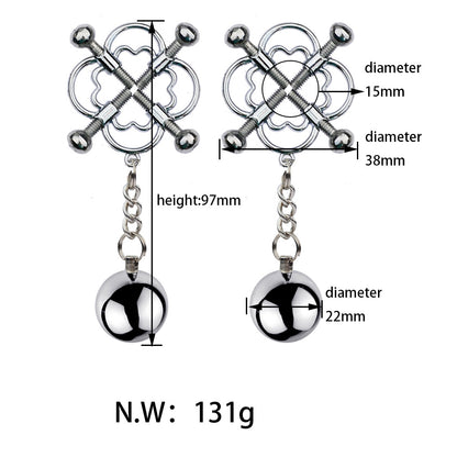 BDSM Clover Nipple Clamps Nipple Clips - image 1