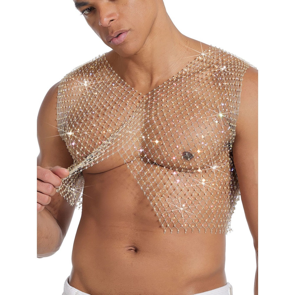 Starluxe Mesh Sparkle Top – Style D - image 5