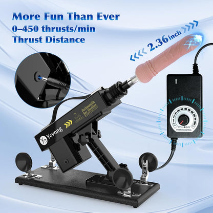 Automatic Sex Thrusting Machine 3XLR Connector Thrusting Dildo - image 2